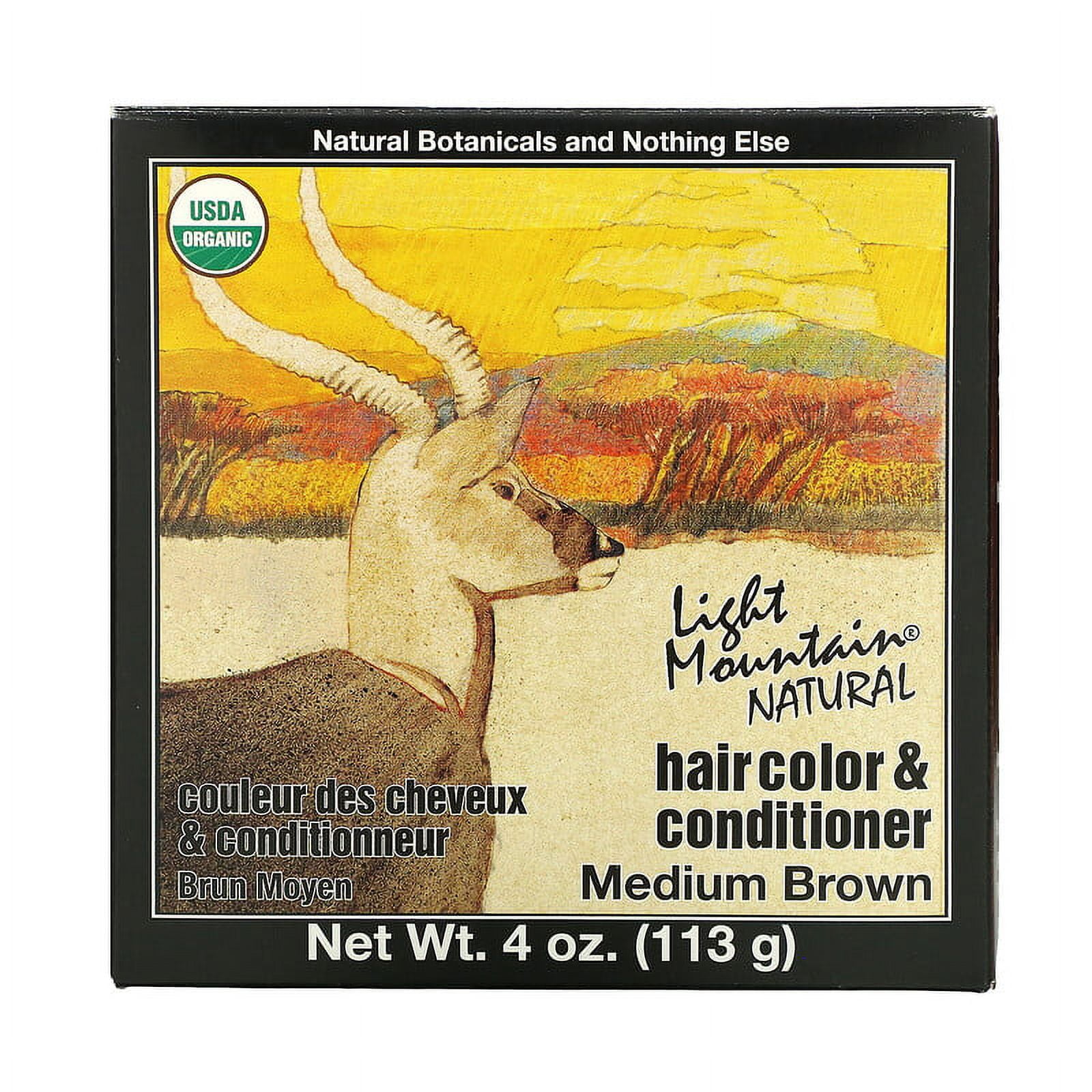 Light Mountain Hair Color Hair Color Medium Brown 4 oz