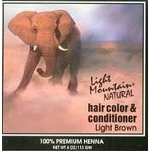 Lotus Brands Light Mountain Natural Hair Color & Conditioner, 4 oz