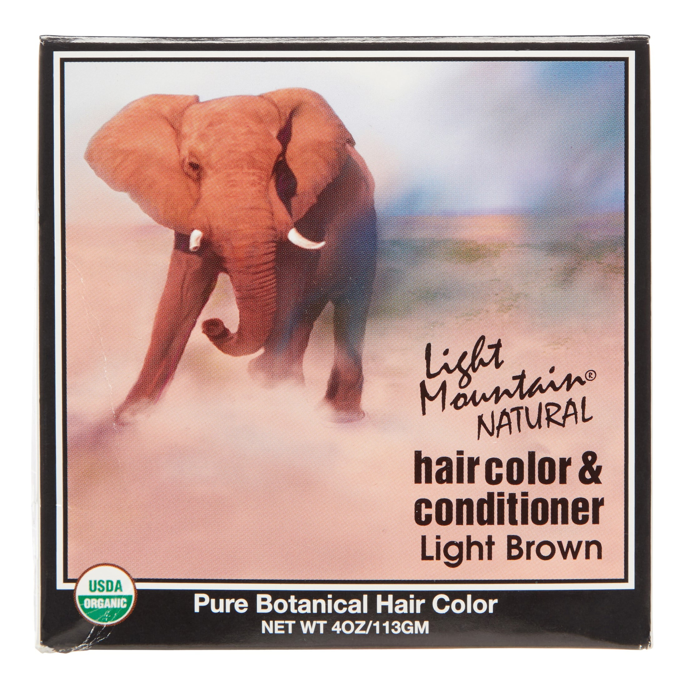 Light Mountain Hair Color, Light Brown, 4 Oz