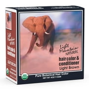 Lotus Brands Light Mountain Natural Hair Color & Conditioner, 4 oz
