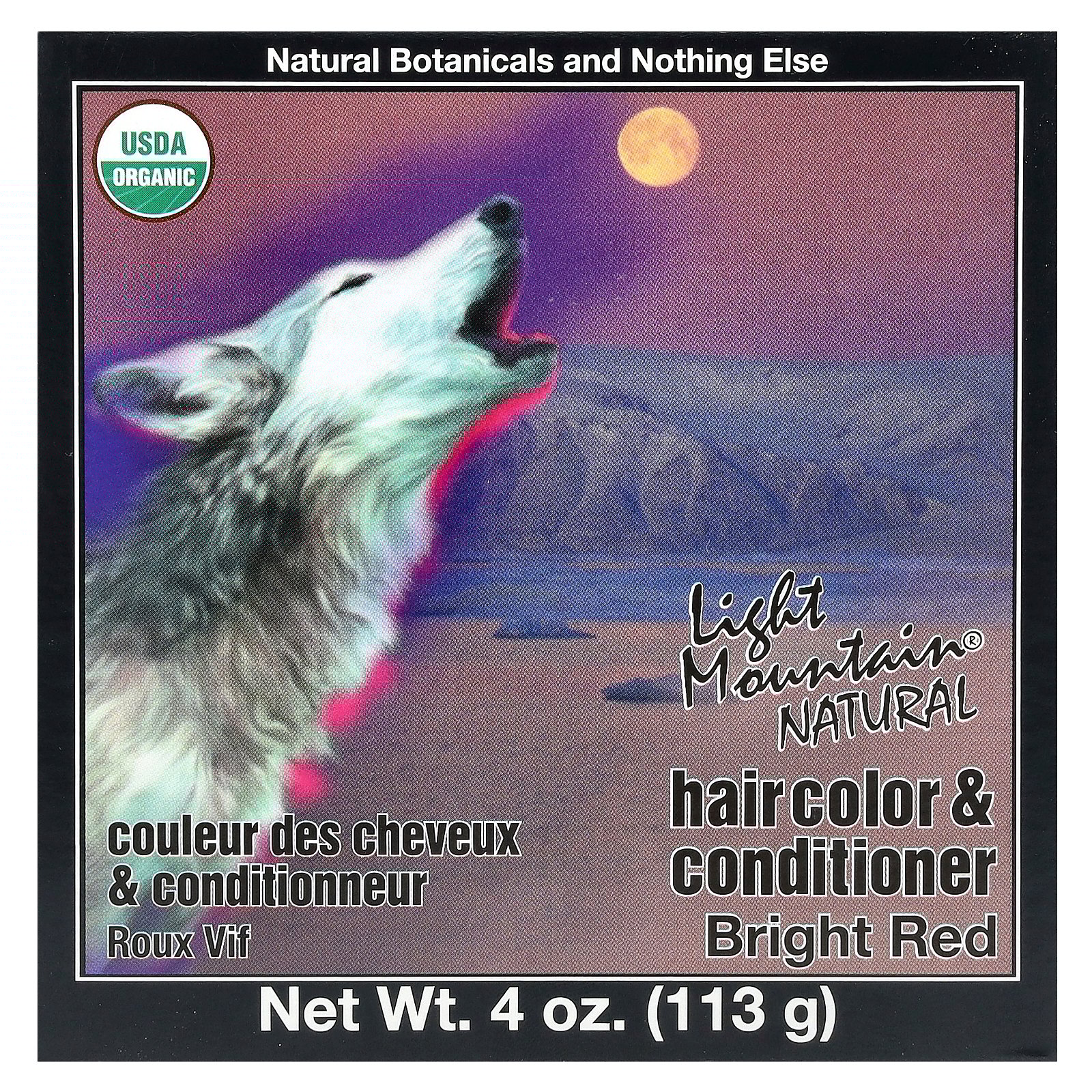 thumbnail image 1 of Natural Hair Color and Conditioner, Bright Red, 4 oz (113 g), 1 of 6