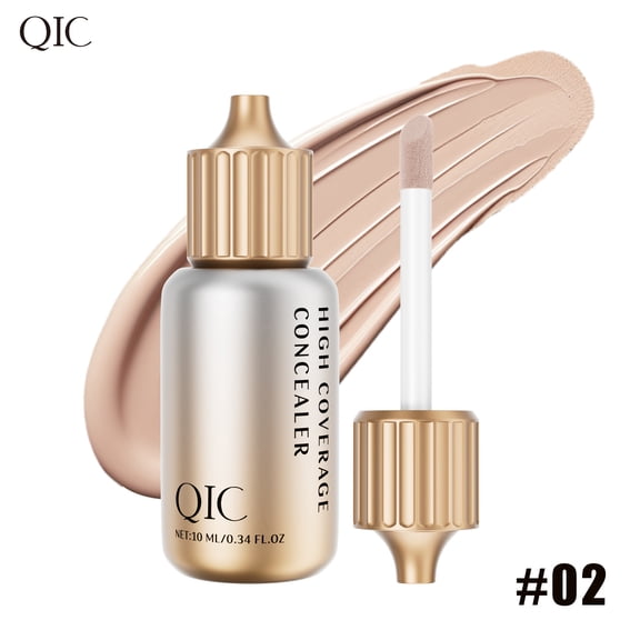 Light Nude Concealer Foundation, Breathable Natural Base Makeup, Oil Control & Long Lasting Matte Liquid Foundation for Light to Medium Skin