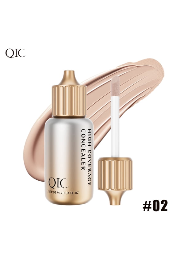 Light Nude Concealer Foundation, Breathable Natural Base Makeup, Oil Control & Long Lasting Matte Liquid Foundation for Light to Medium Skin