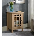 thumbnail image 1 of Light Oak End Table With Cabinet, 1 of 5