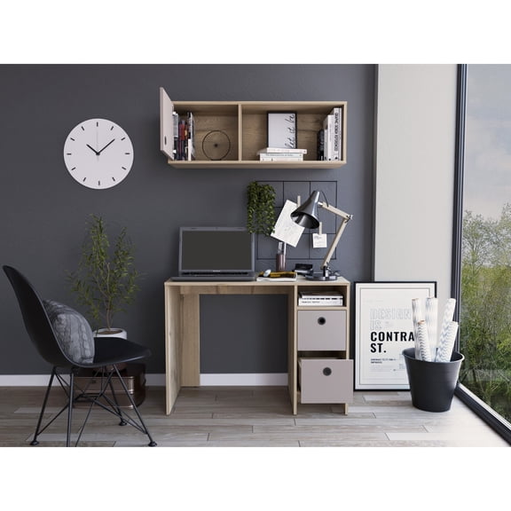 Light Oak Office Set | Office Setting and Decor | Modern Style to Enhance Workspace