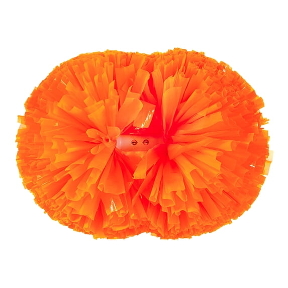 Light PE Round Cheerleading Pom Poms Anti Handle Sports Performance Cheer Prop