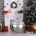 thumbnail image 1 of Light Up PVC Inflatable Christmas Ball,24 Inch Large Outdoor Decorated Ball Outdoor Christmas Decorations,New Years Christmas Ornaments with Light,Remote for Yard & Pool Decorations (Red) (Red) (red), 1 of 9
