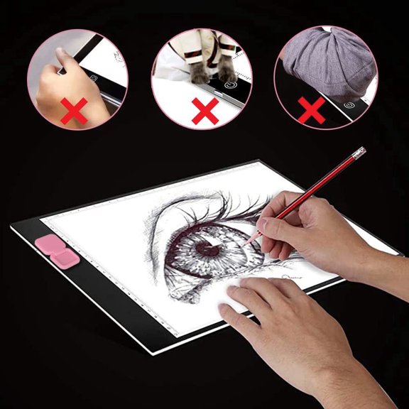 Light Pad Switch Cover, 3 Packs Button Cover Apply to 5D DIY Art A3 A4 A5 B4 Light Pad Box Board Tablet