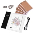 thumbnail image 1 of Light Pad,Tablet With 300 Pad Led Tablet Kit With Pad Screws Animation Cartoon With Pad Led Flipbook Paper Screws Animation Cartoon Creation 300 Flipbook Paper Flip Book Kit Qinquan Black, 1 of 5