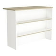 thumbnail image 1 of Light Pine Kitchen Bar with Dual - Tier Shelves / Convenient for Storing Kitchen Essentials, 1 of 3
