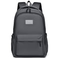thumbnail image 1 of Light Pink Backpack for Women Men, Polyester School Bag with Laptop Compartment, Multi-Pocket Daily Carry Rucksack for College Commute Travel, 1 of 6