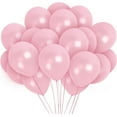 thumbnail image 1 of Light Pink Balloons - 12 Inch Latex Balloons - 72 Pack, 1 of 8