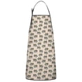 thumbnail image 1 of Light Pink Bigfoot and Mountain Pattern Apron-Garden Aprons for Women with Pockets-Cotton Linen Waterproof Kitchen Cooking Gardening Aprons Adjustable for Kitchen,Cooking,BBQ and Salon 33x27 Inch, 1 of 6