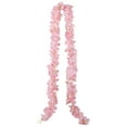 thumbnail image 1 of Light Pink Christmas Decor Simulation Hydrangea Violet Wisteria Orchid, Polyester Artificial Flower Vine Wedding Flower Belt, Long Flower Strip Flower Vine Decorative Flower String (1Pc), 1 of 4