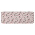 thumbnail image 1 of Light Pink Christmas Gnome Pattern Kitchen Rug Mat,Kitchen Runner Rugs Non Skid Washable,Decorative Kitchen Floor Mats for Kitchen,Sink,Laundry,17"x47.2", 1 of 7