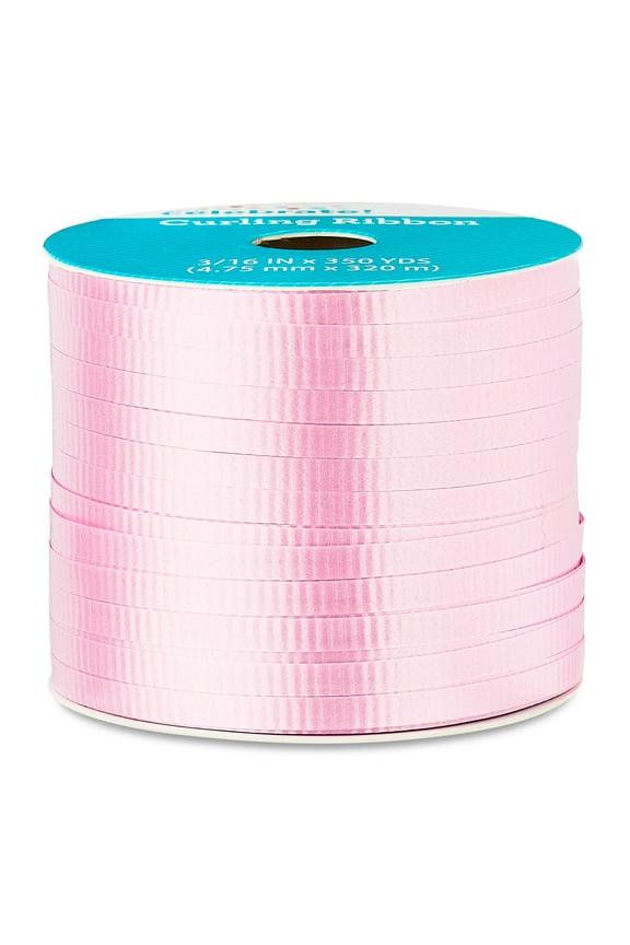 Light Pink Curling Ribbon, 350 yds, by Way To Celebrate