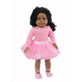 thumbnail image 1 of Light Pink Dance Outfit with Shoes for 18inch Dolls | American Fashion World, 1 of 1