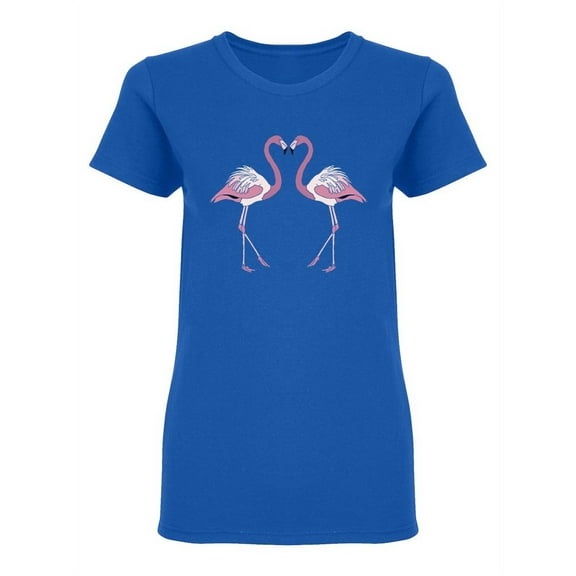 Light Pink Flamingo Shaped T-Shirt Women -Image by Shutterstock, Female XX-Large