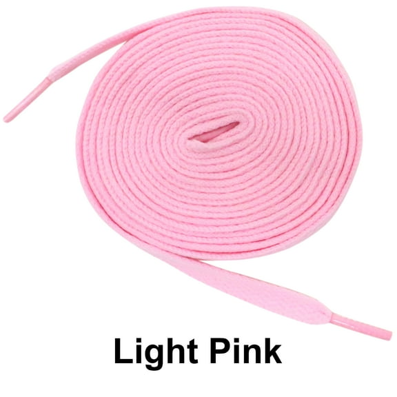 Light Pink Flat Athletic Sneaker 27 36 45 54 63 Inch Shoelaces