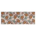 thumbnail image 1 of Light Pink Football and Flowers Pattern Kitchen Rug Mat,Kitchen Runner Rugs Non Skid Washable,Decorative Kitchen Floor Mats for Kitchen,Sink,Laundry,17"X47", 1 of 5