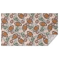 thumbnail image 1 of Light Pink Football and Flowers Pattern Rectangle Tablecloth 60"x102",Waterproof Polyester Rectangle Table Cloth, Wipeable Spillproof Polyester Tablecloth for Dining, Camping, Indoor and Outdoor, 1 of 6