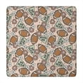 thumbnail image 1 of Light Pink Football and Flowers Pattern Square Fitted Tablecloth with Elastic Edge,Square Table Cover,Washable Elastic Table Cover for Home Kitchen Party Decor 34"x34", 1 of 6