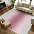 thumbnail image 1 of Light Pink Grey Ombre 8x10 Area Rugs, Modern Abstract Art Gradient Non-Skid Rubber Backing Large Rectangle Rugs - Living Room Bedroom Home Office, Indoor Floor Mat Carpets Washable Rug, 1 of 9