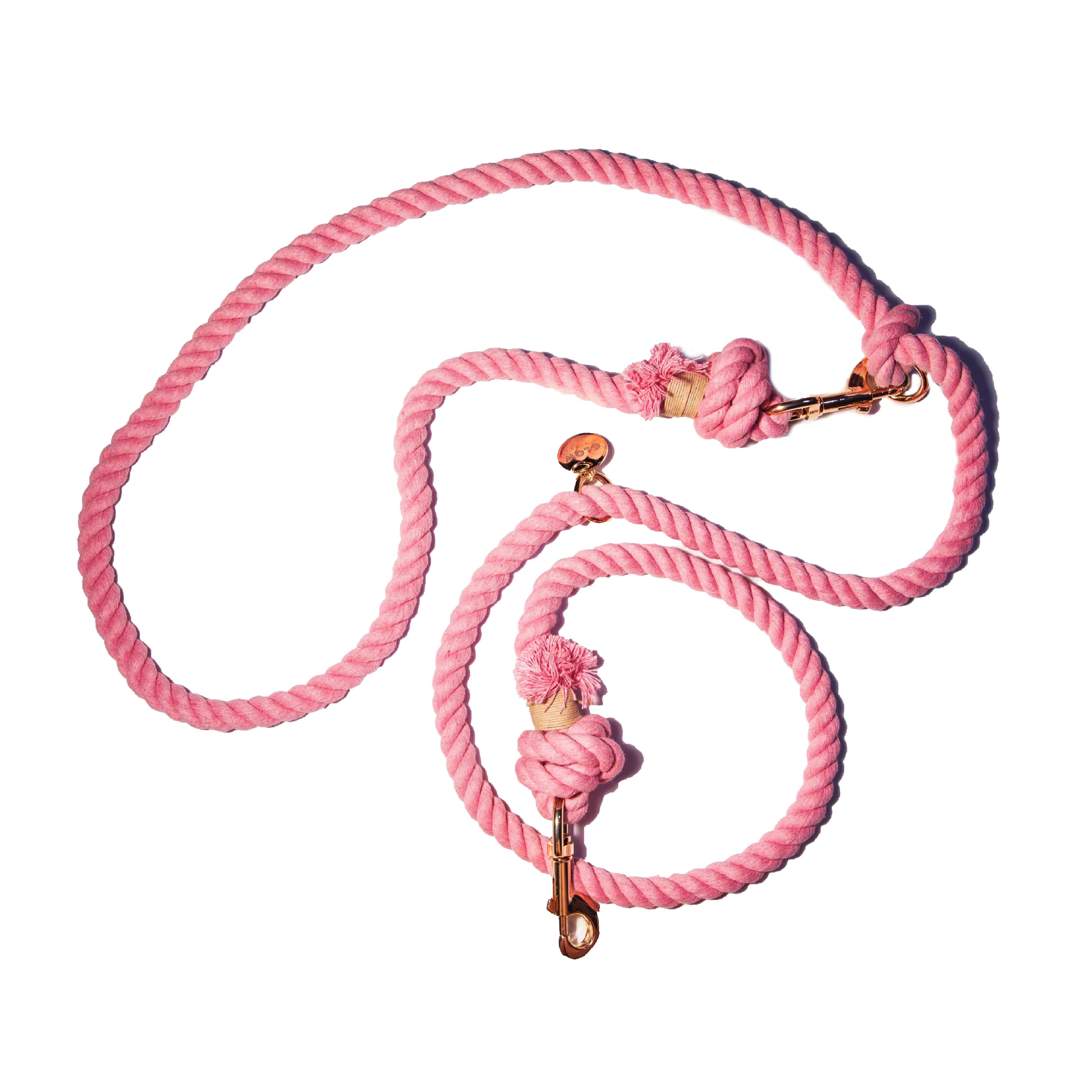 Light Pink Hands-Free Leash - Glow Pups