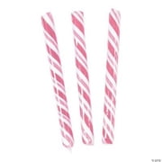 Light Pink Hard Candy Sticks, 80 Pieces, Individually Wrapped, Candy Buffet