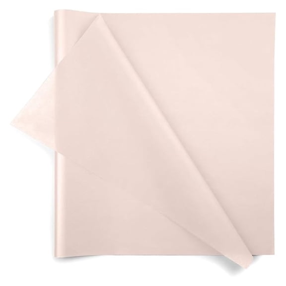 Light Pink Matte Tissue Paper, Bulk Quantity of 480 Sheets, Tissue Paper for Gift Bags and Packing, 20 x 30 Inch Sheets