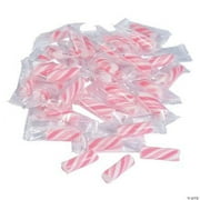 Fun Express Light Pink Mini Candy Sticks, Individually Wrapped, 152 Pieces, 1 lbs