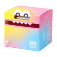 thumbnail image 1 of Light Pink Pull-Out Sticky Notes in Cute Dispenser Box, 105 Sheets Pearlescent Memo Pads, 1 of 7