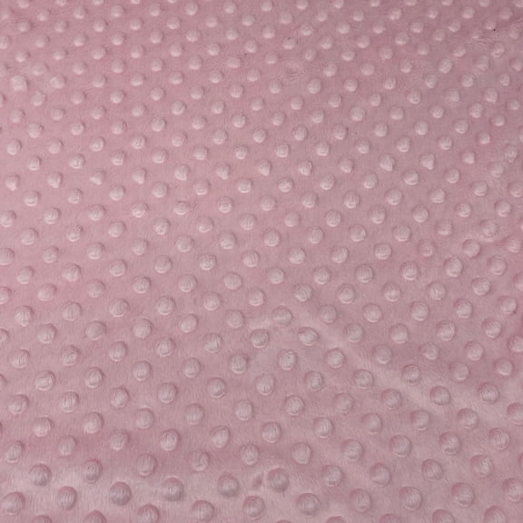 Light Pink Soft Minky Bubble Solid