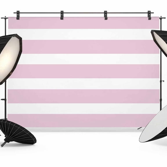 Light Pink Striped Photography Backdrop 10x8FT, Modern Stripe Simple Style Abstract Photo Backdrops, Background for Photography Studio Photo Studio Background, Back Drop for Photoshoot