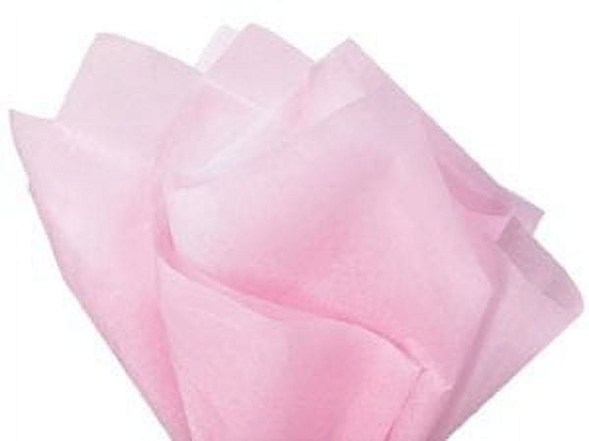 Light Pink Tissue Paper 20 Inch X 30 Inch Sheets Premium Gift Wrap Paper