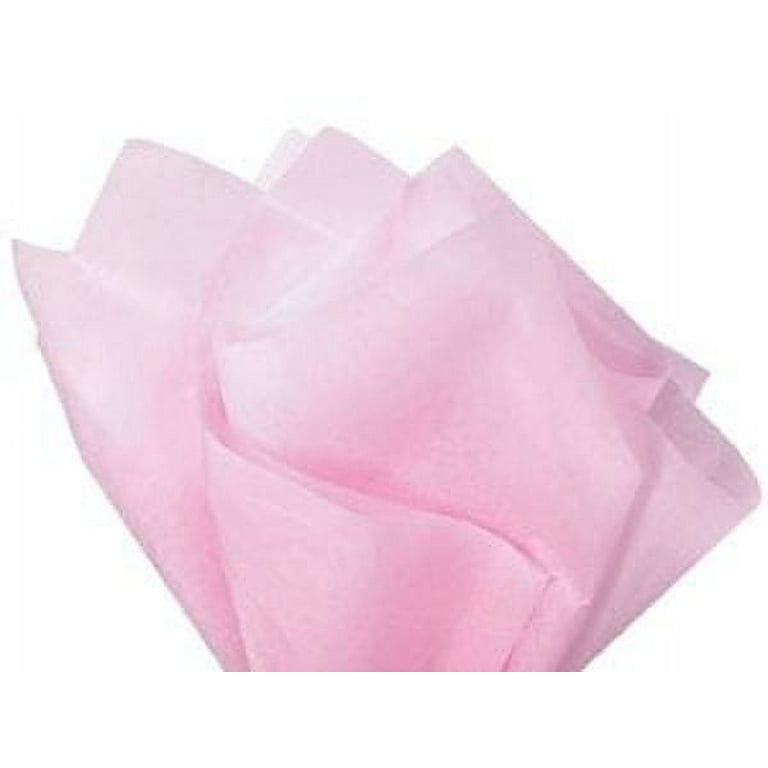 Spectra Deluxe Bleeding Tissue Paper, 20 x 30 Inches, Baby Pink