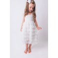 thumbnail image 1 of Light Pink Tulle Solid Color Ruffle Dress, 1 of 1