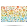 thumbnail image 1 of Light Pioneer Flower Pattern Bathroom Rugs Mat,Non Slip Microfiber Bathroom Rug,Rubber Backing,Soft Bathroom Mats for Bathroom Floor,Tub and Shower,17x27in(43x68cm), 1 of 5