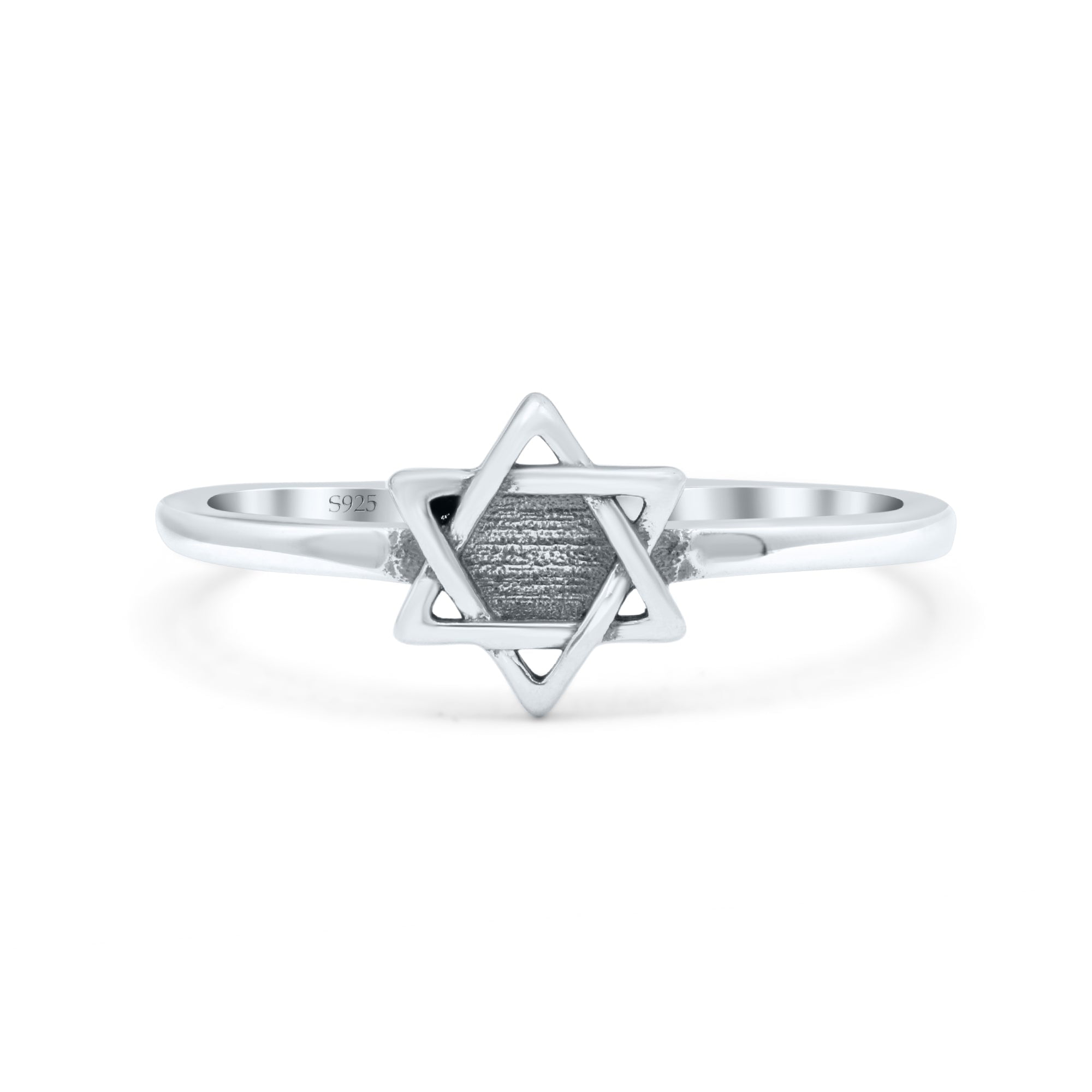 Plain silver 2024 thumb ring