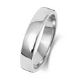thumbnail image 1 of Light Platinum 950 4mm Soft Court Comfort Men/Women Wedding Band/Ring, 1 of 1