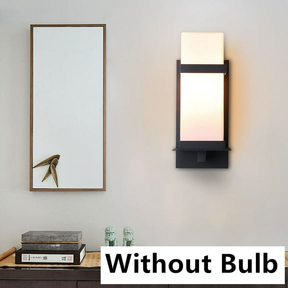 Light Porch Yard Wall mount Lamp Waterproof Wall Lantern LED Fixture Light Without Bulb