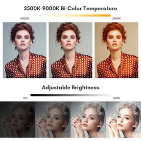 Light Portable Clip On Photo Light 2500K To 9000K Brightness Adjustable 12W LED Video Conference Fill Light For Computer Tablet Phone