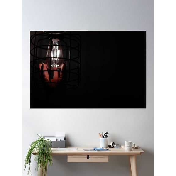 Light Poster Wall Art, Modern Wall Decor For Living Room Bedroom, 8x12 UNFRAMED