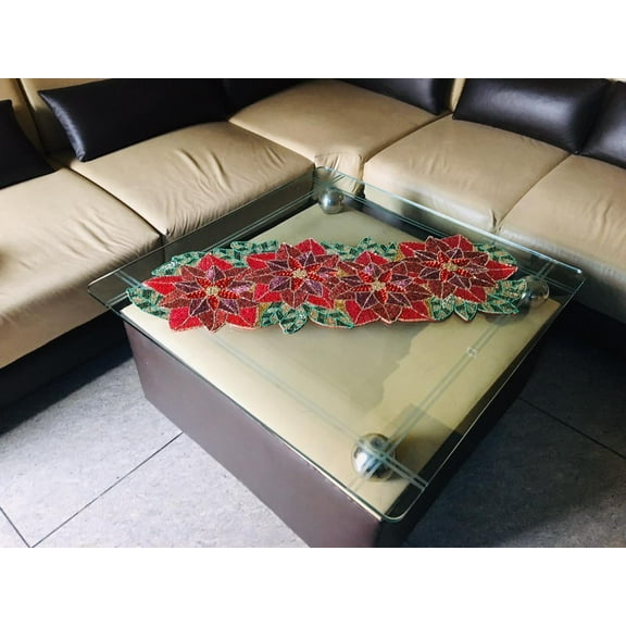 Light & Pro Beaded Table Runner ,Glitz Table Runner,Decorative Table Runner ,Beaded Table Runner,Beaded Christmas Table runner