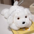 thumbnail image 1 of Light Up Puppy Stuffed Animal, Bedtime Soft Plush Toy Lying Dog Plushies, Cute Weighted Stuffed Animals, Colorful Glow Plush Puppy Gifts for Children White, 1 of 8