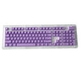 thumbnail image 1 of Light Purple 104-Key Abs Backlit Keycap Set For Mechanical Keyboards, Oem Profile In Multiple Colors, Includes Key Puller For Easy Gaming Keyboard Upgrade, 1 of 2