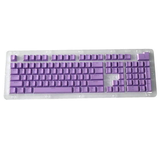Light Purple 104-Key Abs Backlit Keycap Set For Mechanical Keyboards, Oem Profile In Multiple Colors, Includes Key Puller For Easy Gaming Keyboard Upgrade