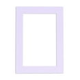 thumbnail image 1 of Light Purple Acid Free 11x14 Picture Frame Mats with White Core Bevel Cut for 8x10 Pictures - Fits, 1 of 2