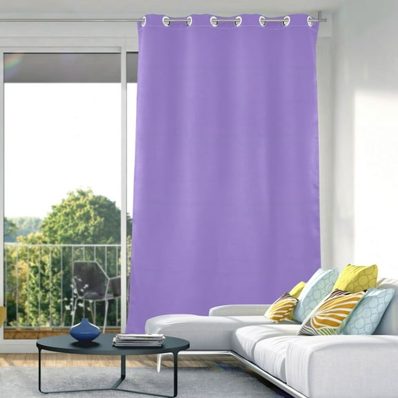 Light Purple Blackout Curtains 84"x42" Thermal Insulated Curtain 1 Panel