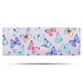 thumbnail image 1 of Light Purple Butterfly Pattern Bathroom Rugs Mat,Non Slip Microfiber Bathroom Rug,Rubber Backing,Soft Bathroom Mats for Bathroom Floor,Tub and Shower,47x17in(120x43cm), 1 of 4